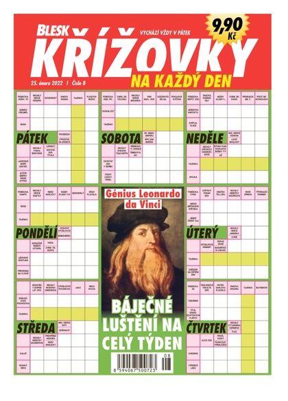 E-magazín Blesk Křížovky na každý den - 08/2022 - CZECH NEWS CENTER a. s.