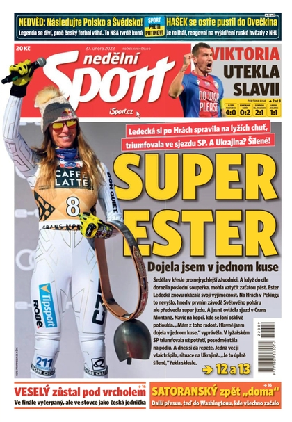 E-magazín Nedělní Sport - 27.2.2022 - CZECH NEWS CENTER a. s.