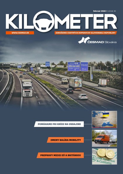 E-magazín Kilometer 022022 - ČESMAD Slovakia