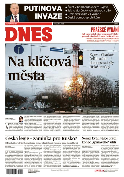 E-magazín MF DNES - 2.3.2022 - MAFRA, a.s.