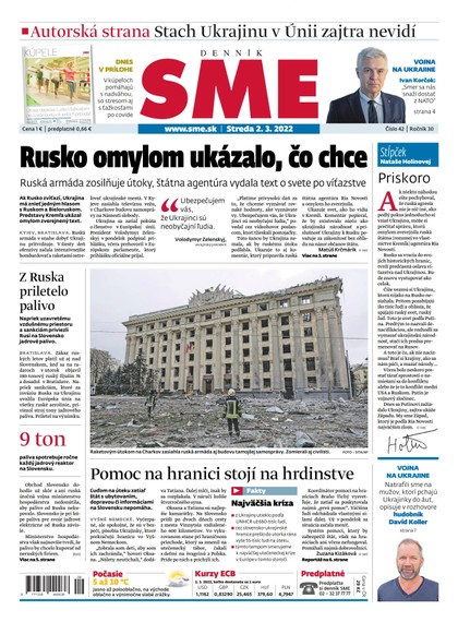 E-magazín SME 2-3-2022 - Petit Press, a.s. 
