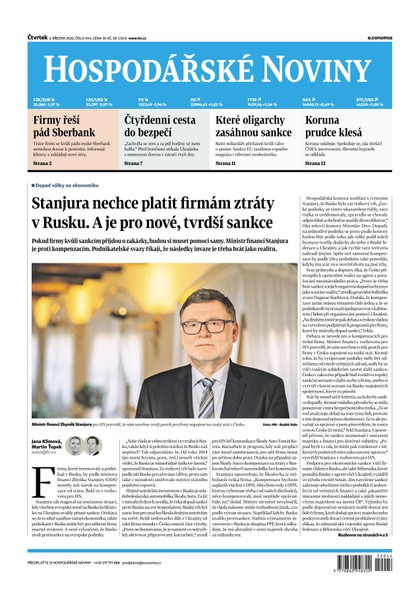 E-magazín HN 044 - 03.03.2022  - Economia, a.s.