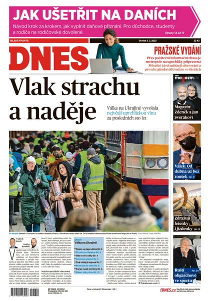 E-magazín MF DNES - 3.3.2022 - MAFRA, a.s.