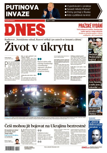 E-magazín MF DNES - 4.3.2022 - MAFRA, a.s.