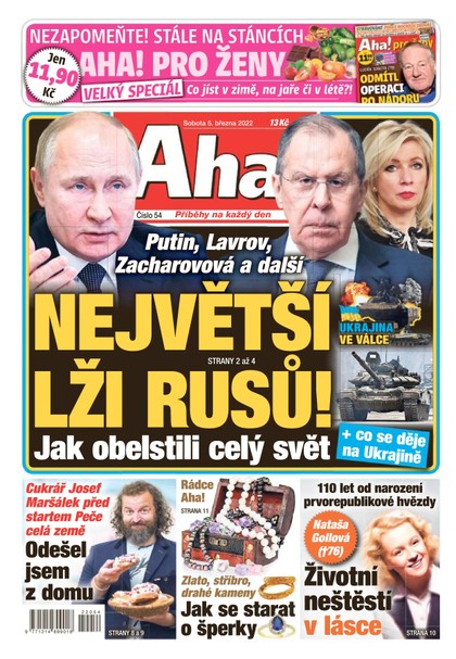 E-magazín AHA! - 5.3.2022 - CZECH NEWS CENTER a. s.