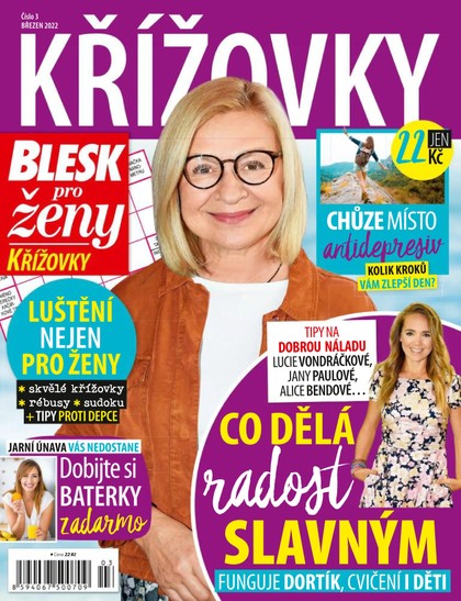 E-magazín Blesk pro ženy Křížovky - 03/2022 - CZECH NEWS CENTER a. s.