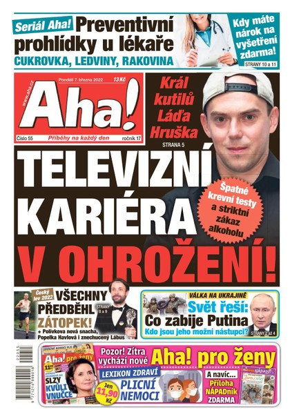 E-magazín AHA! - 7.3.2022 - CZECH NEWS CENTER a. s.