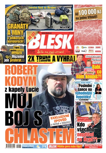 E-magazín Blesk - 8.3.2022 - CZECH NEWS CENTER a. s.