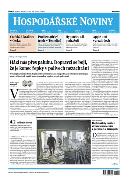 E-magazín HN 049 - 10.3.2022 - Economia, a.s.