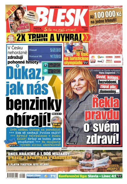E-magazín Blesk - 11.3.2022 - CZECH NEWS CENTER a. s.