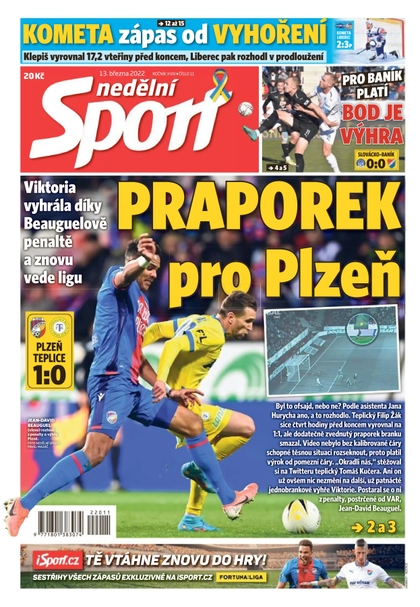 E-magazín Nedělní Sport - 13.3.2022 - CZECH NEWS CENTER a. s.