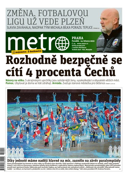 E-magazín METRO - 14.3.2022 - MAFRA, a.s.