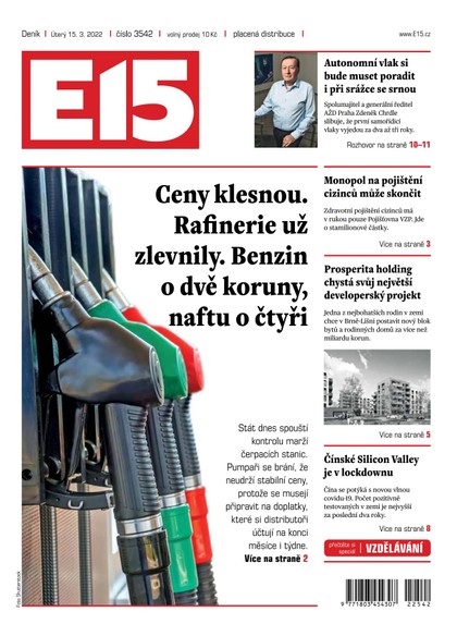 E-magazín E15 - 15.3.2022 - CZECH NEWS CENTER a. s.