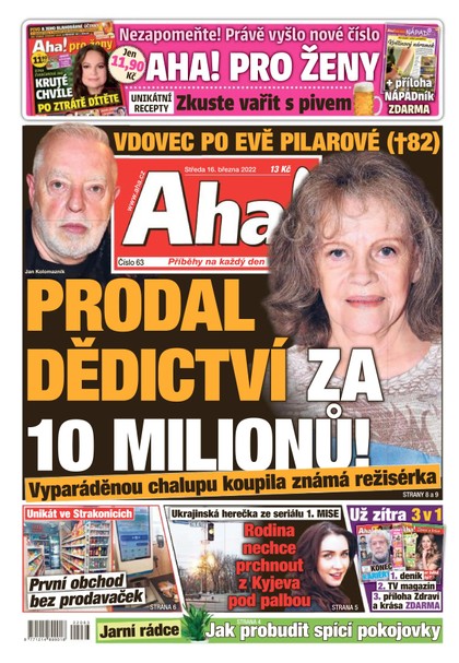 E-magazín AHA! - 16.3.2022 - CZECH NEWS CENTER a. s.