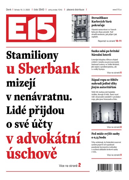 E-magazín E15 - 16.3.2022 - CZECH NEWS CENTER a. s.