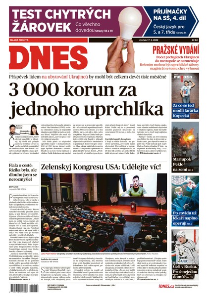 E-magazín MF DNES - 17.3.2022 - MAFRA, a.s.