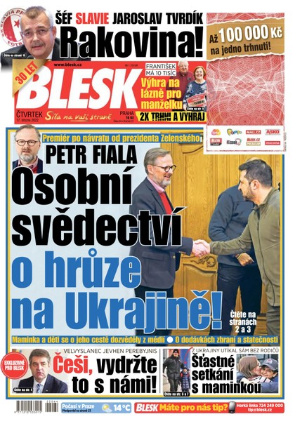 E-magazín Blesk - 17.3.2022 - CZECH NEWS CENTER a. s.