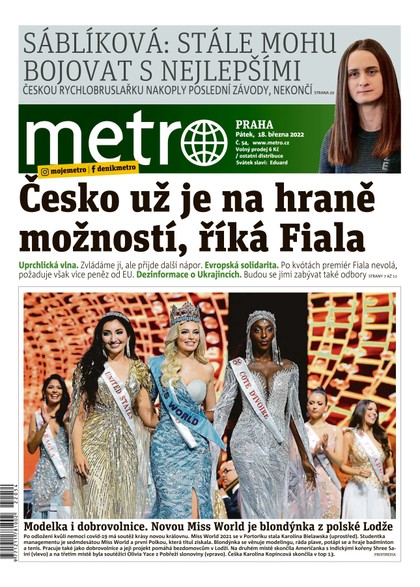 E-magazín METRO - 18.3.2022 - MAFRA, a.s.