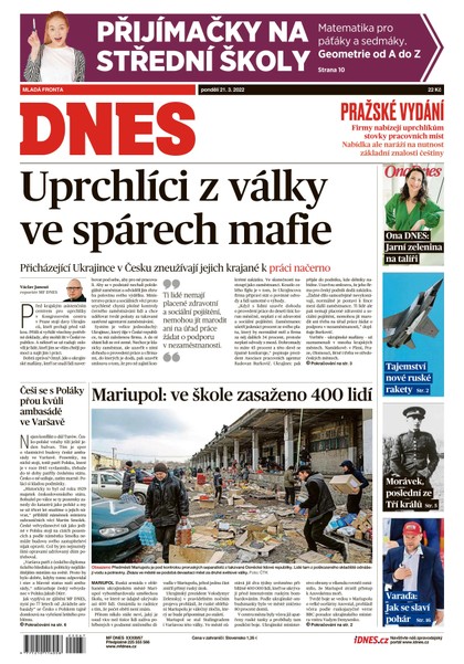 E-magazín MF DNES - 21.3.2022 - MAFRA, a.s.