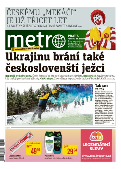 E-magazín METRO - 21.3.2022 - MAFRA, a.s.