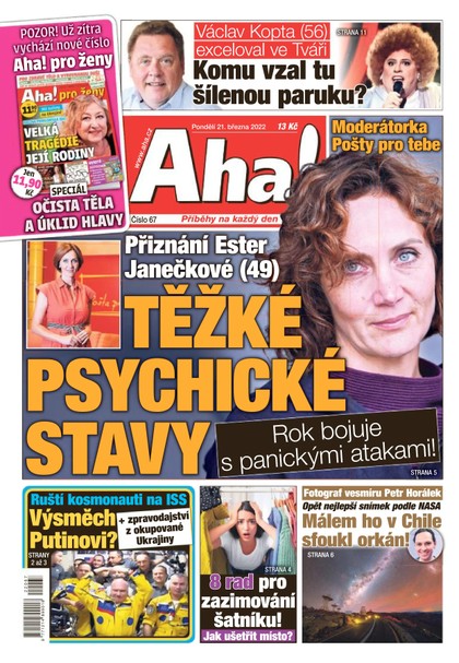 E-magazín AHA! - 21.3.2022 - CZECH NEWS CENTER a. s.