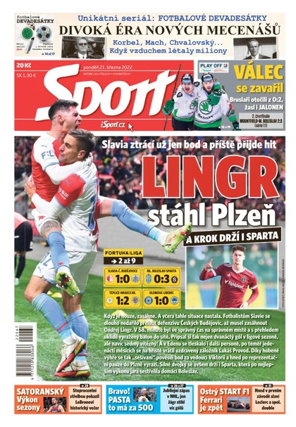 E-magazín Sport - 21.3.2022 - CZECH NEWS CENTER a. s.