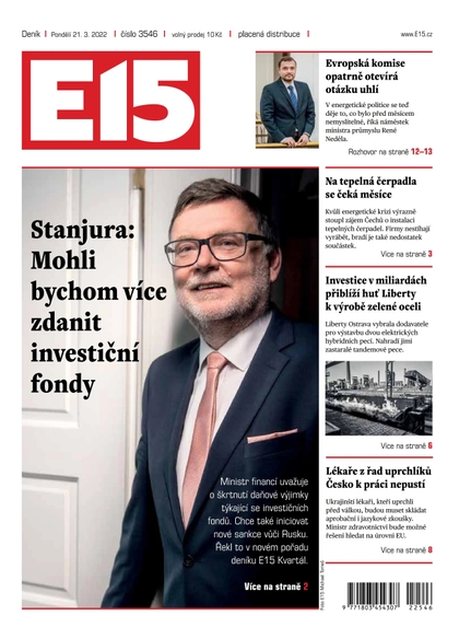 E-magazín E15 - 21.3.2022 - CZECH NEWS CENTER a. s.