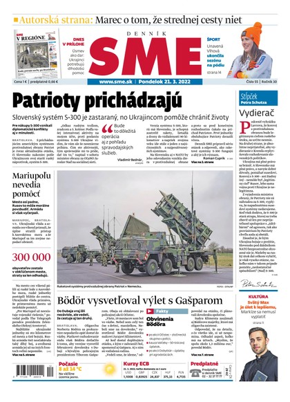 E-magazín SME 21-3-2022 - Petit Press, a.s. 