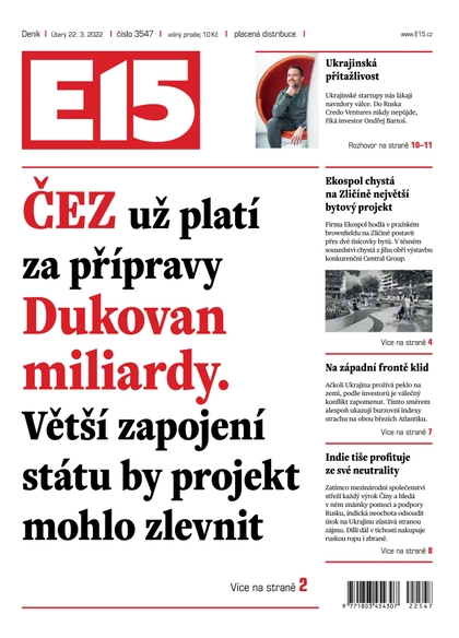 E-magazín E15 - 22.3.2022 - CZECH NEWS CENTER a. s.