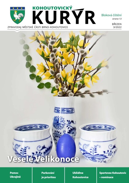 E-magazín Kohoutovický Kurýr - 03/2022 - Městská část Brno Kohoutovice