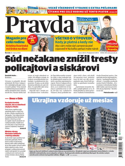 E-magazín Denník Pravda 24. 3. 2022 - OUR MEDIA SR a. s.