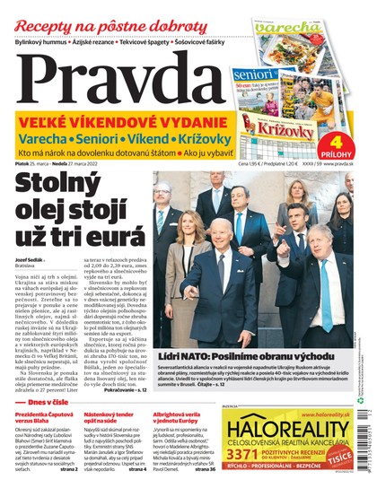 E-magazín Denník Pravda 25. 3. 2022 - OUR MEDIA SR a. s.