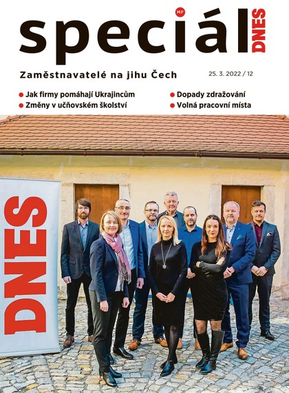 E-magazín Magazín DNES SPECIÁL Jižní Čechy - 25.3.2022 - MAFRA, a.s.