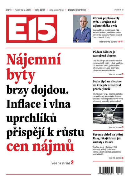 E-magazín E15 - 28.3.2022 - CZECH NEWS CENTER a. s.