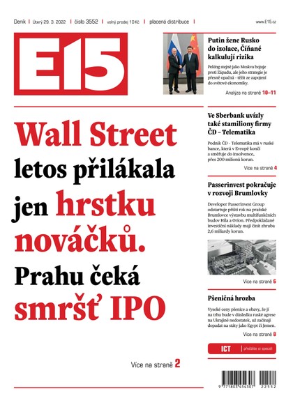E-magazín E15 - 29.3.2022 - CZECH NEWS CENTER a. s.