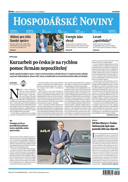 E-magazín HN 063 - 30.3.2022 - Economia, a.s.