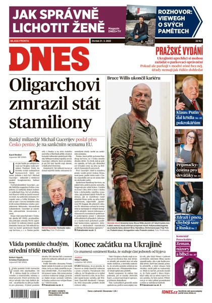 E-magazín MF DNES - 31.3.2022 - MAFRA, a.s.