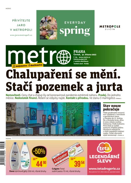 E-magazín METRO - 31.3.2022 - MAFRA, a.s.