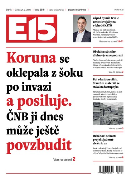 E-magazín E15 - 31.3.2022 - CZECH NEWS CENTER a. s.