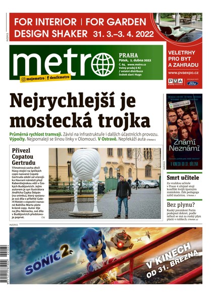 E-magazín METRO - 1.4.2022 - MAFRA, a.s.