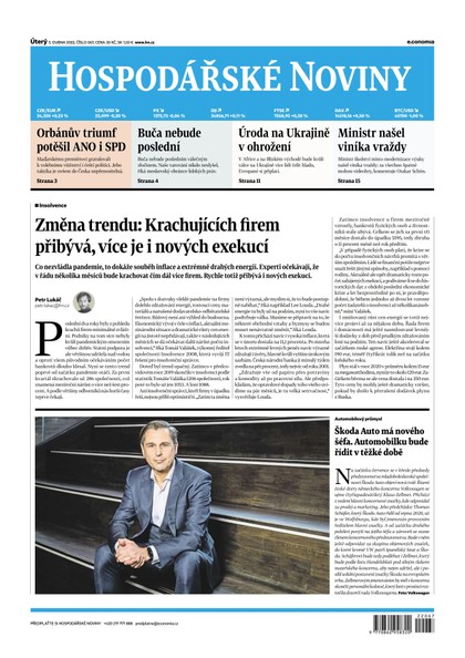 E-magazín HN 067 - 5.4.2022 - Economia, a.s.