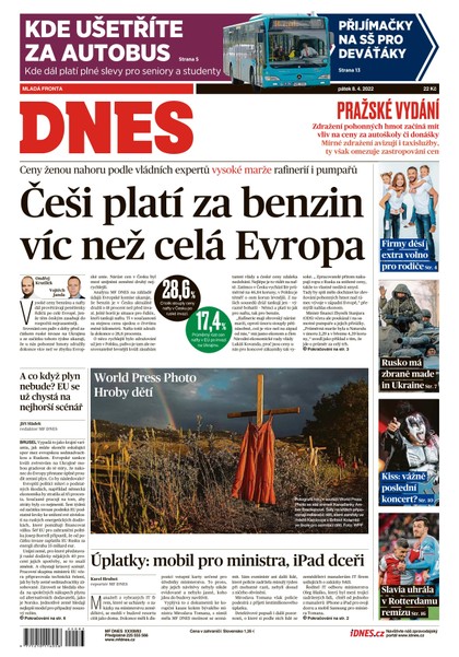 E-magazín MF DNES - 8.4.2022 - MAFRA, a.s.