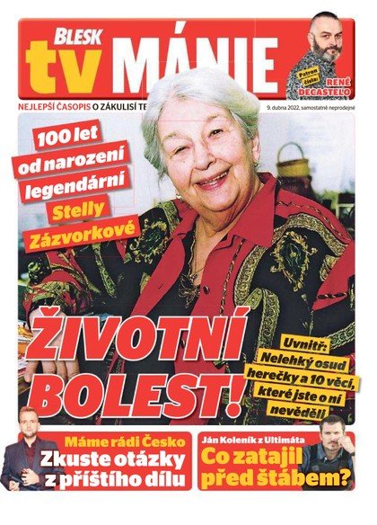 E-magazín Blesk Tv manie - 9.4.2022 - CZECH NEWS CENTER a. s.