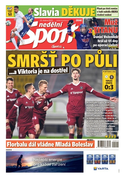 E-magazín Nedělní Sport - 10.4.2022 - CZECH NEWS CENTER a. s.