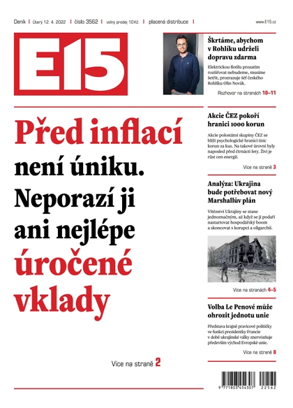 E-magazín E15 - 12.4.2022 - CZECH NEWS CENTER a. s.