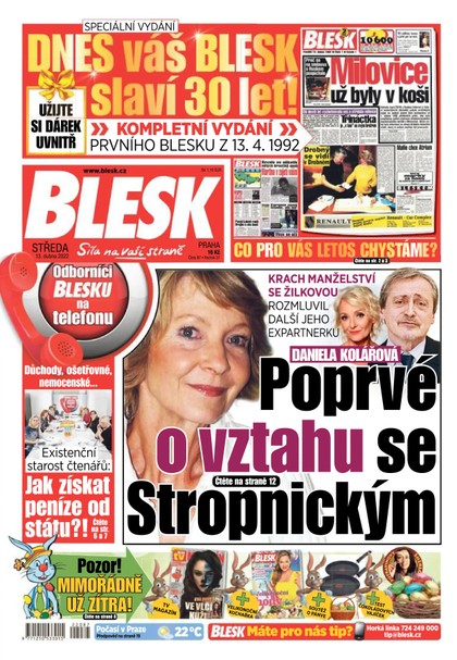 E-magazín Blesk - 13.4.2022 - CZECH NEWS CENTER a. s.