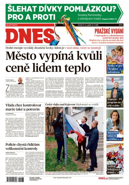 E-magazín MF DNES - 14.4.2022 - MAFRA, a.s.