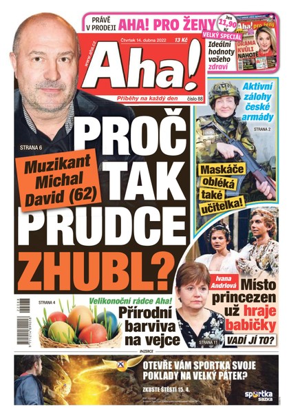E-magazín AHA! - 14.4.2022 - CZECH NEWS CENTER a. s.