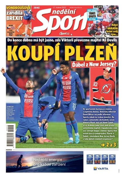 E-magazín Nedělní Sport - 17.4.2022 - CZECH NEWS CENTER a. s.
