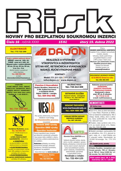 E-magazín Risk 16/2022 - Risk